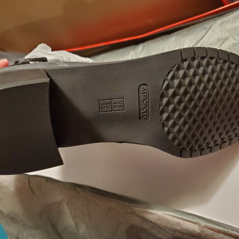 NWT Grey Riding Boots by Aerosoles - Picture 2 of 4